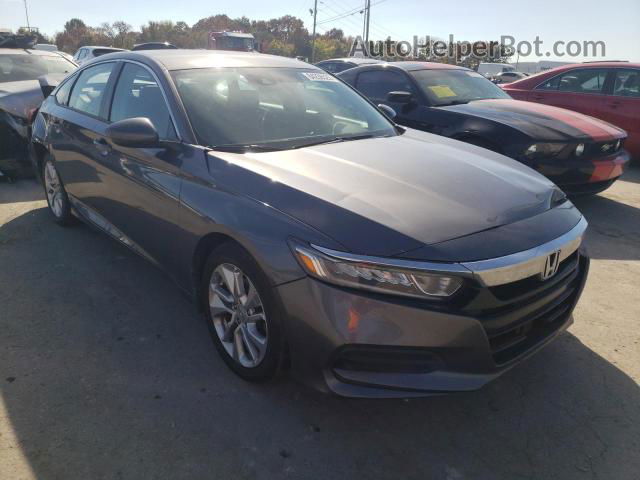 2019 Honda Accord Lx Gray vin: 1HGCV1F12KA046495