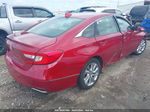 2019 Honda Accord Lx Red vin: 1HGCV1F12KA096507