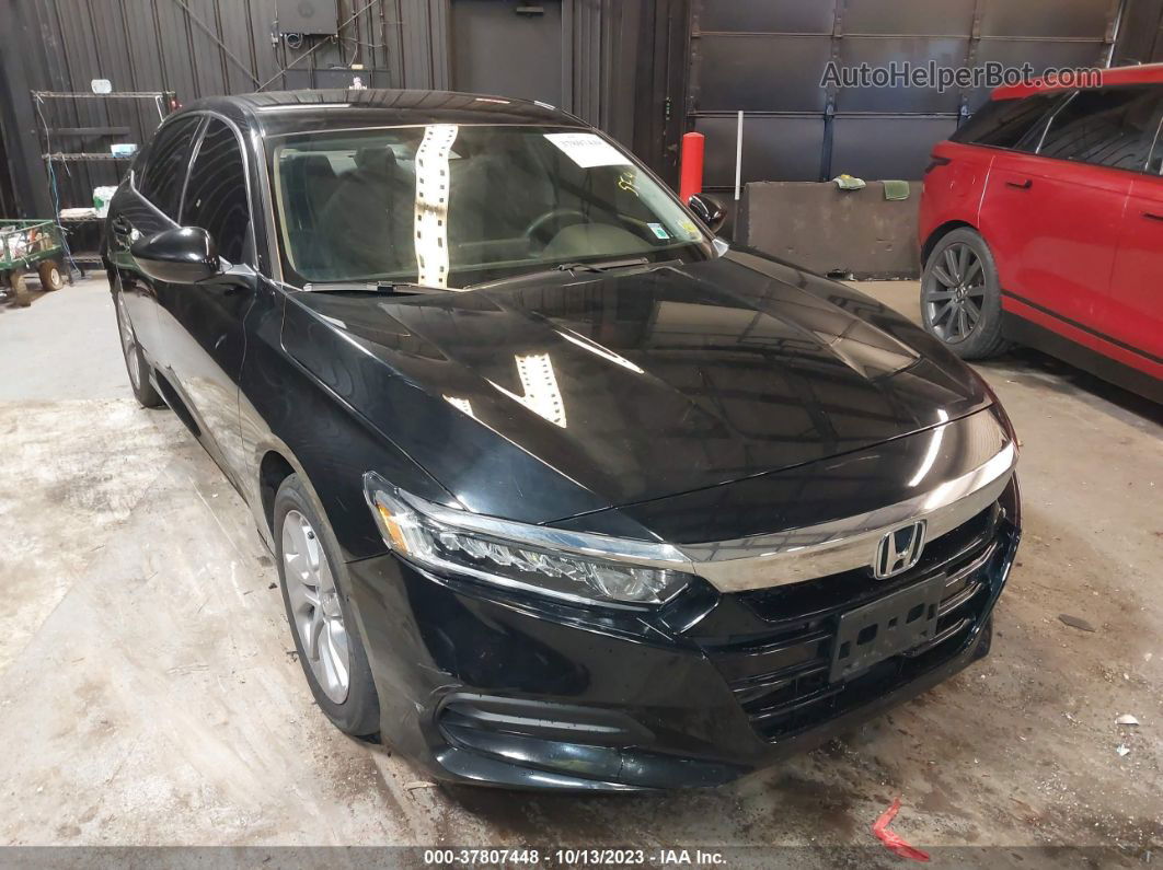 2019 Honda Accord Lx Black vin: 1HGCV1F12KA109742