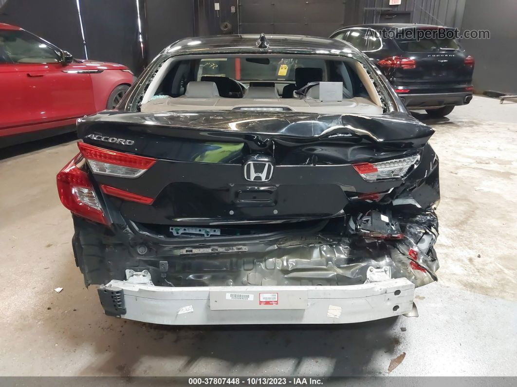 2019 Honda Accord Lx Black vin: 1HGCV1F12KA109742