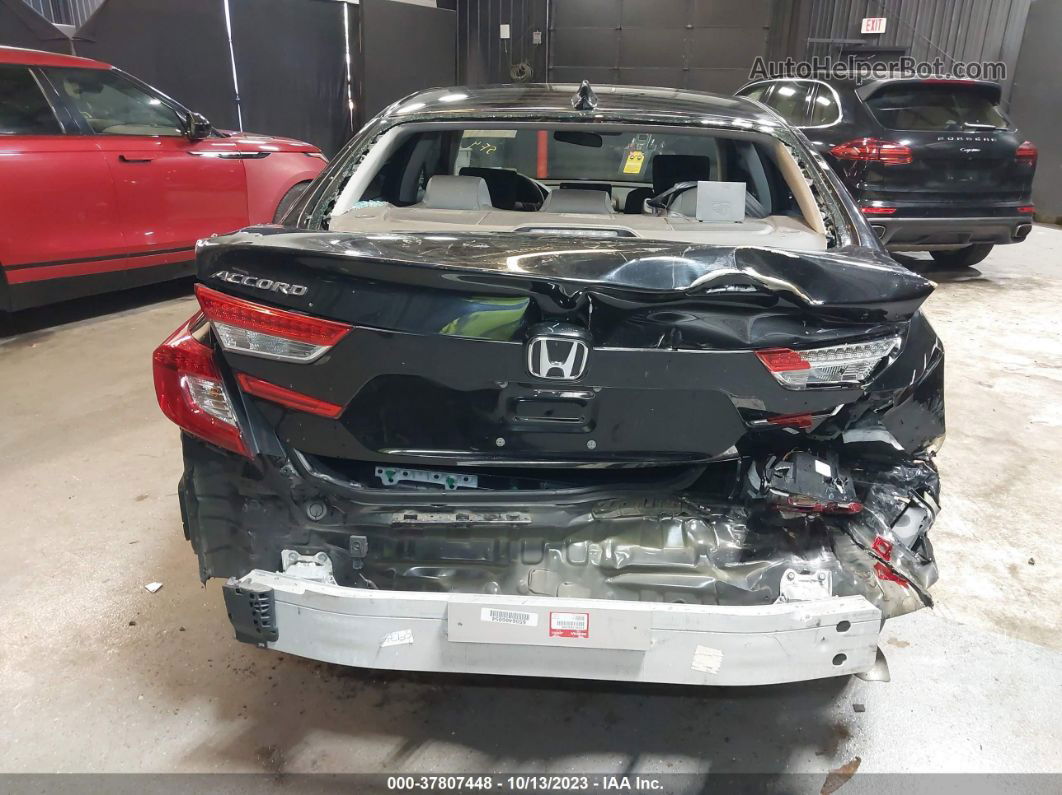 2019 Honda Accord Lx Black vin: 1HGCV1F12KA109742