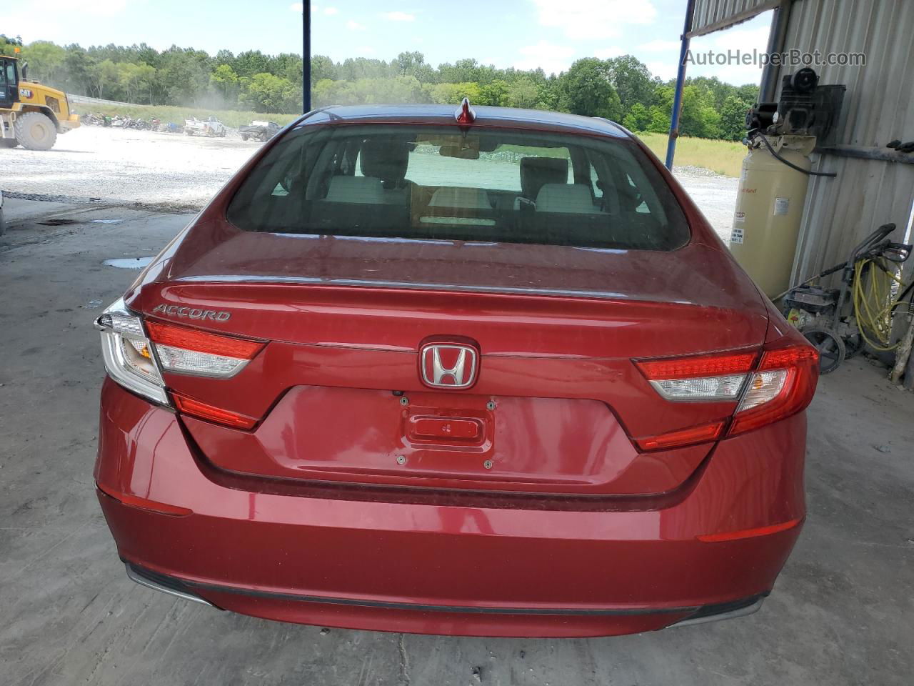 2019 Honda Accord Lx Red vin: 1HGCV1F12KA115105