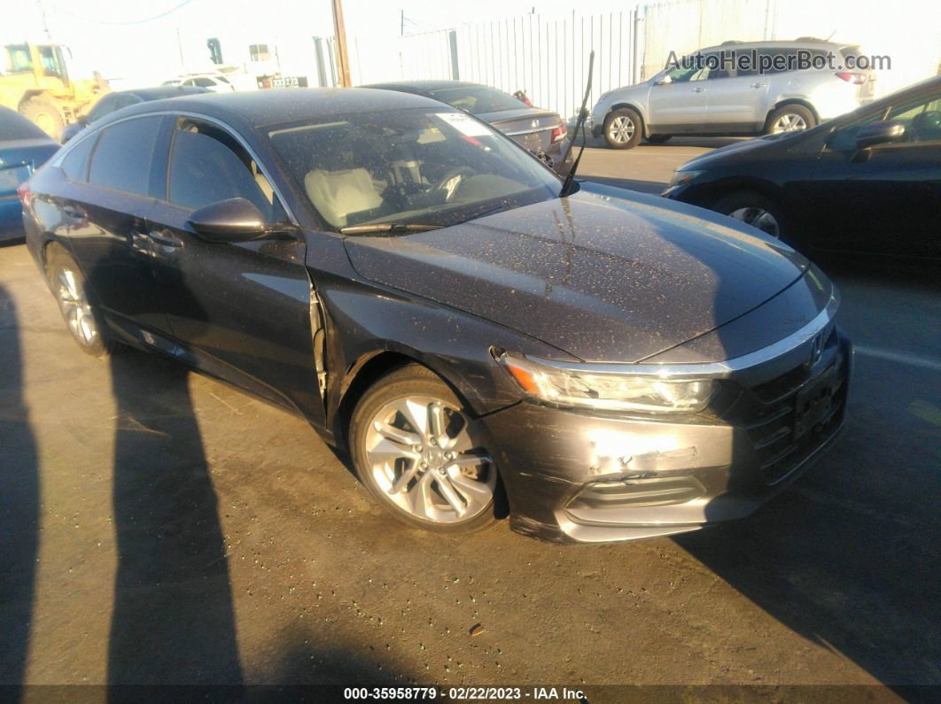 2019 Honda Accord Sedan Lx 1.5t Gray vin: 1HGCV1F12KA126928