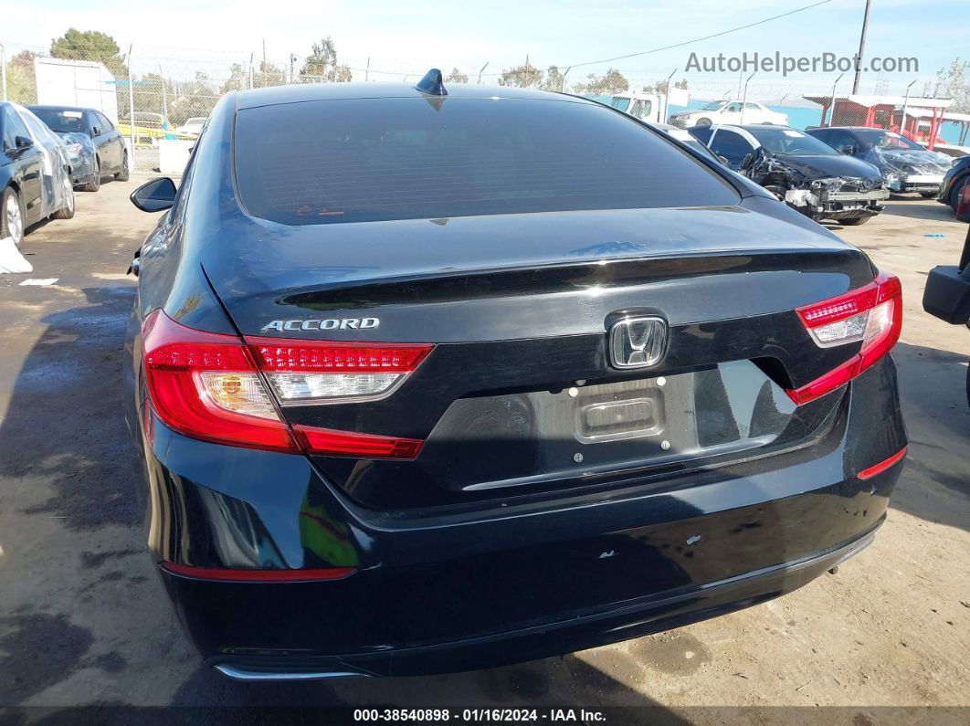 2019 Honda Accord Lx Black vin: 1HGCV1F12KA132437