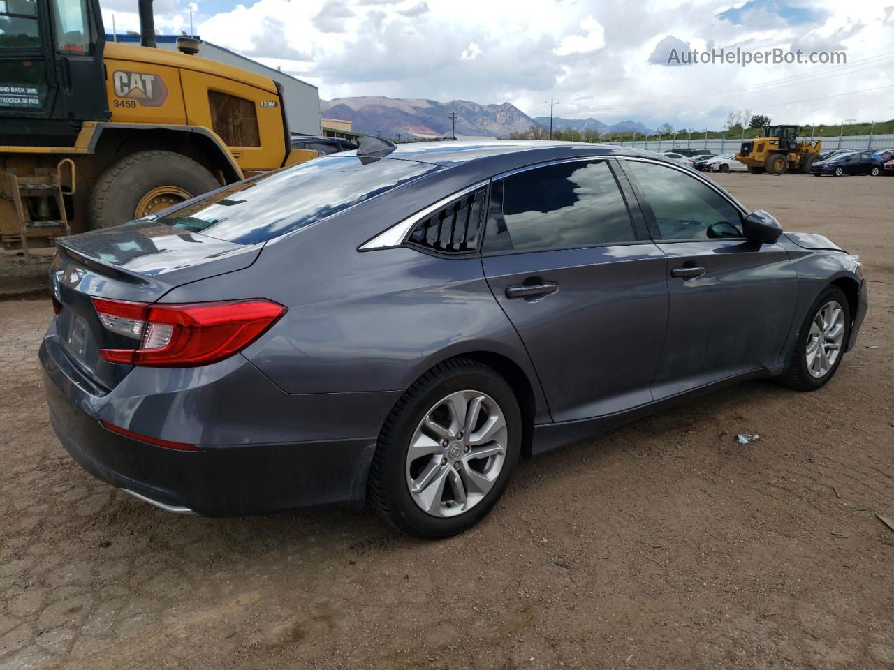 2019 Honda Accord Lx Gray vin: 1HGCV1F12KA144586