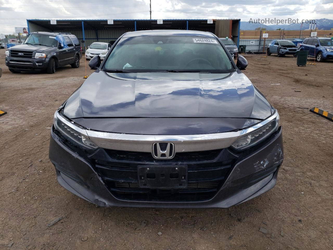 2019 Honda Accord Lx Gray vin: 1HGCV1F12KA144586