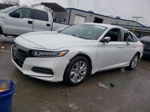 2019 Honda Accord Lx White vin: 1HGCV1F12KA155698