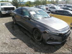 2020 Honda Accord Lx Gray vin: 1HGCV1F12LA126655