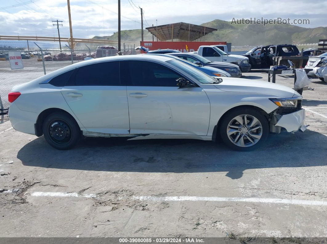 2020 Honda Accord Lx White vin: 1HGCV1F12LA130642