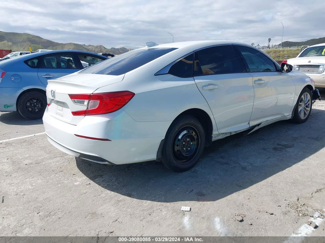 2020 Honda Accord Lx White vin: 1HGCV1F12LA130642