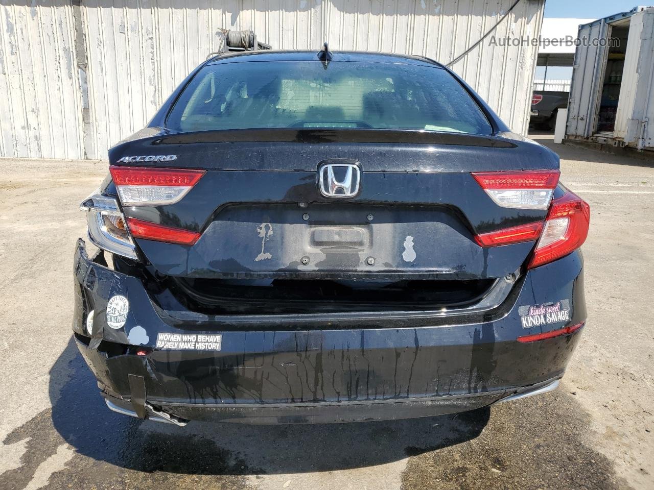 2018 Honda Accord Lx Black vin: 1HGCV1F13JA008255