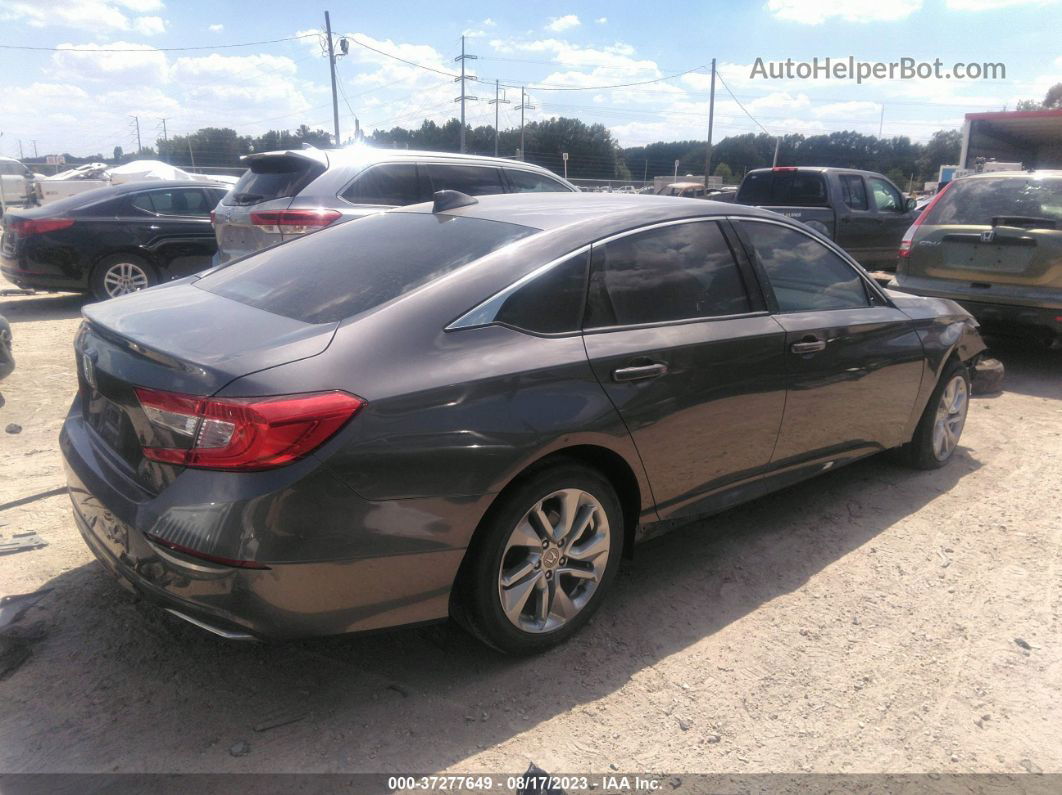 2018 Honda Accord Sedan Lx 1.5t Gray vin: 1HGCV1F13JA032653