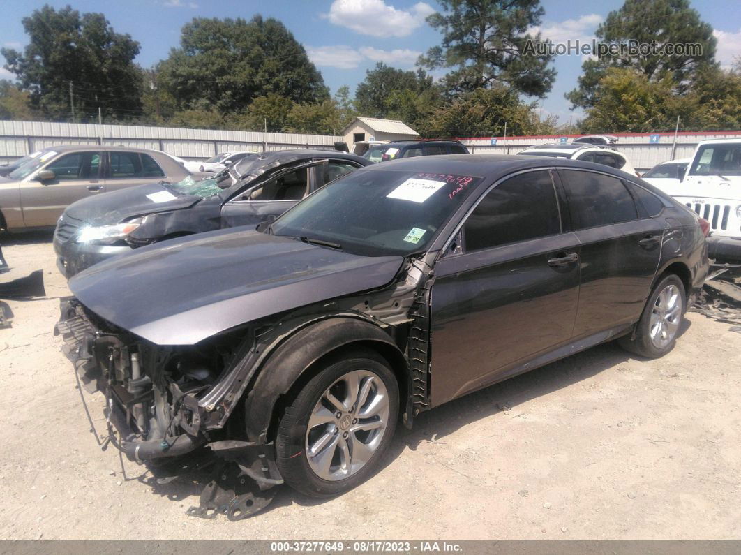 2018 Honda Accord Sedan Lx 1.5t Gray vin: 1HGCV1F13JA032653