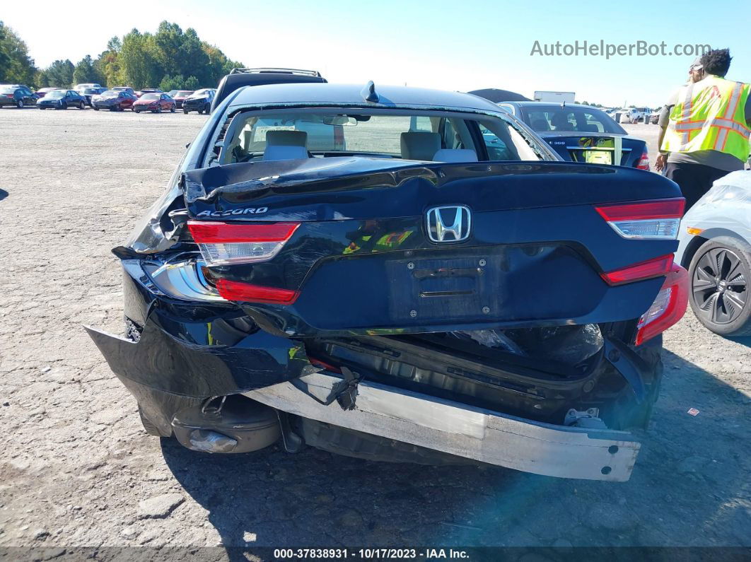 2018 Honda Accord Lx Black vin: 1HGCV1F13JA057083