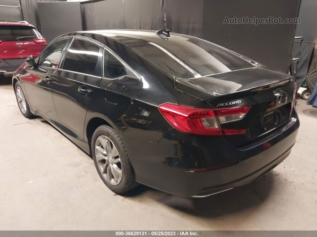 2018 Honda Accord Sedan Lx 1.5t Black vin: 1HGCV1F13JA058248