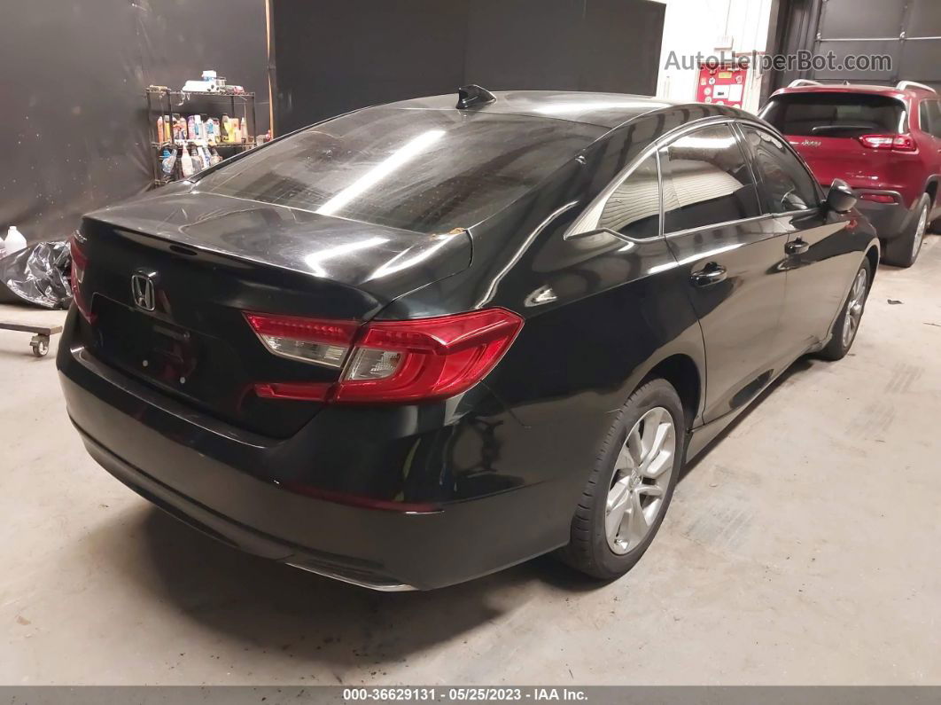 2018 Honda Accord Sedan Lx 1.5t Black vin: 1HGCV1F13JA058248