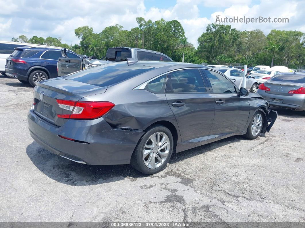 2018 Honda Accord Sedan Lx 1.5t Gray vin: 1HGCV1F13JA167194