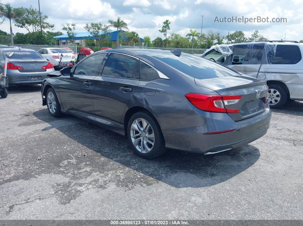 2018 Honda Accord Sedan Lx 1.5t Gray vin: 1HGCV1F13JA167194