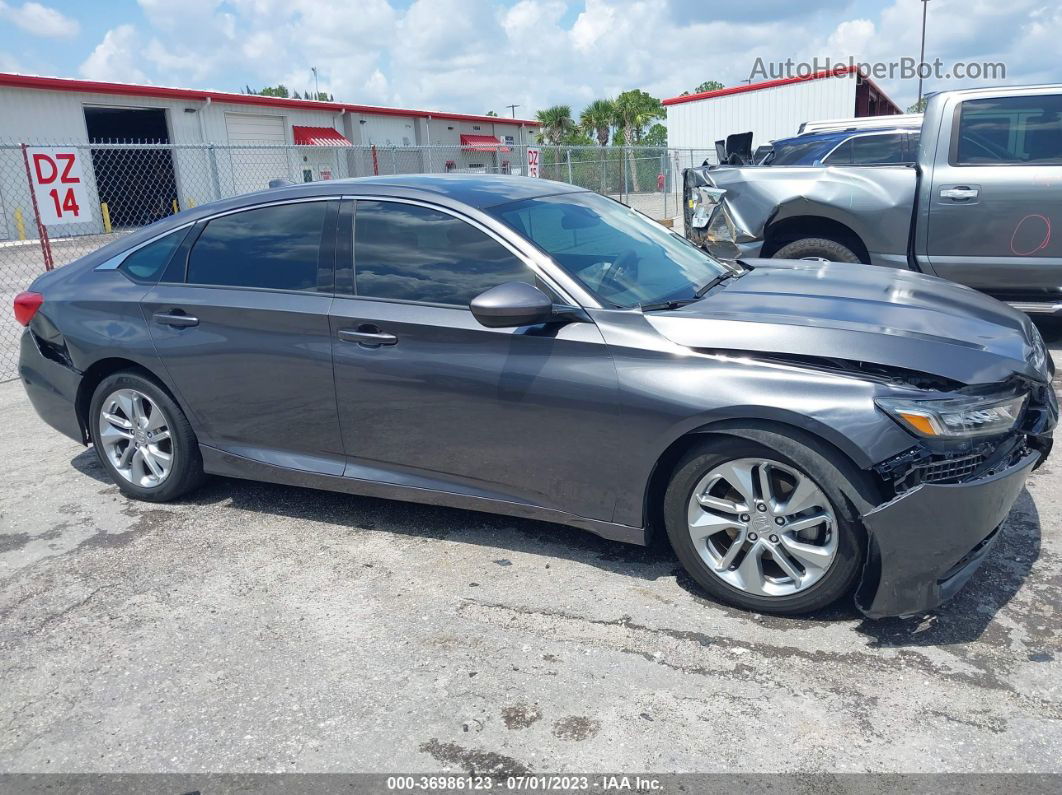 2018 Honda Accord Sedan Lx 1.5t Gray vin: 1HGCV1F13JA167194