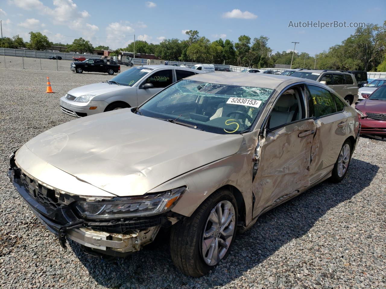 2019 Honda Accord Lx Gold vin: 1HGCV1F13KA008922