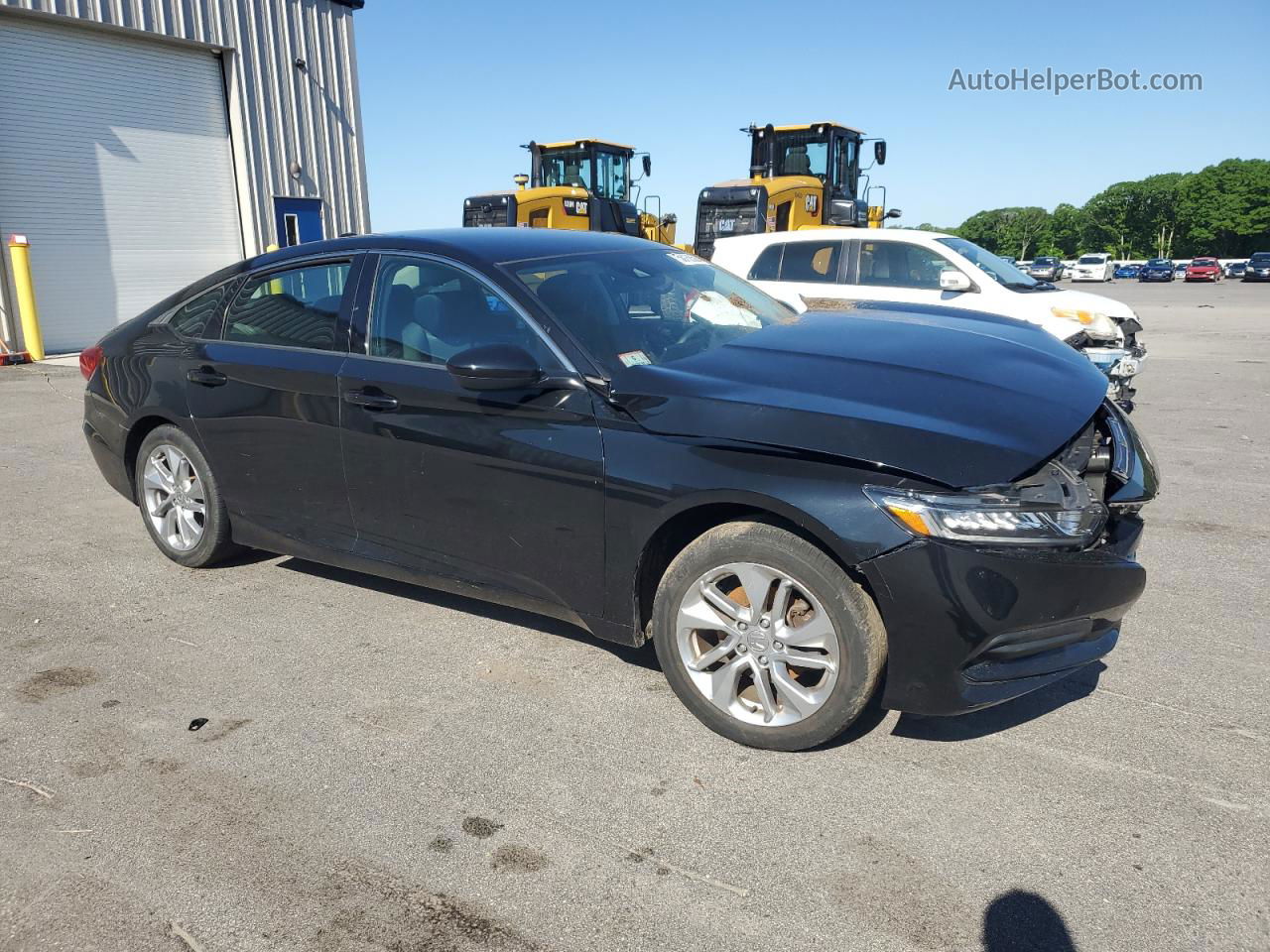 2019 Honda Accord Lx Black vin: 1HGCV1F13KA016017