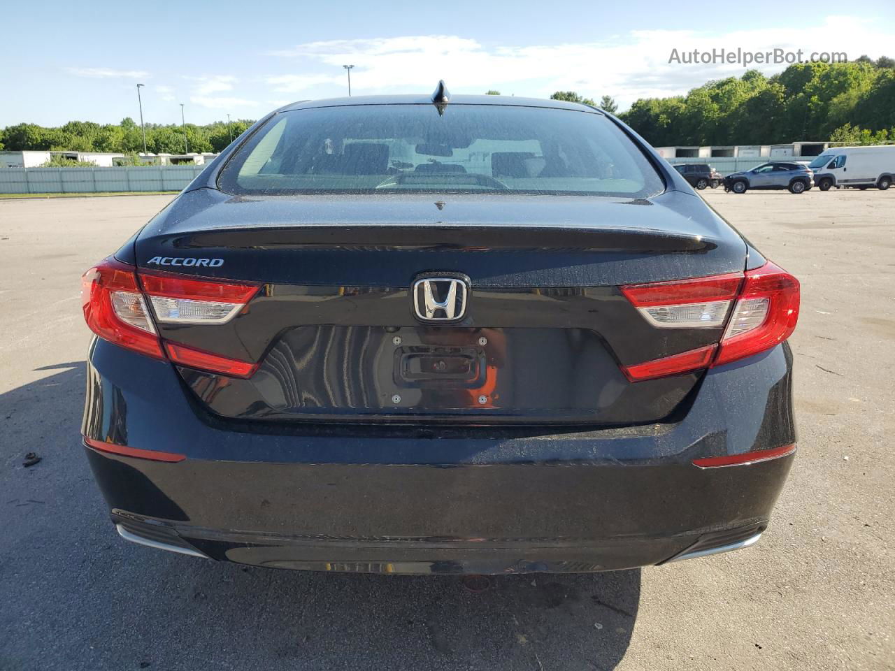 2019 Honda Accord Lx Black vin: 1HGCV1F13KA016017