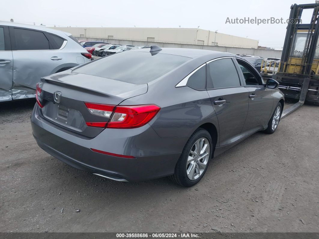 2019 Honda Accord Lx Gray vin: 1HGCV1F13KA019788