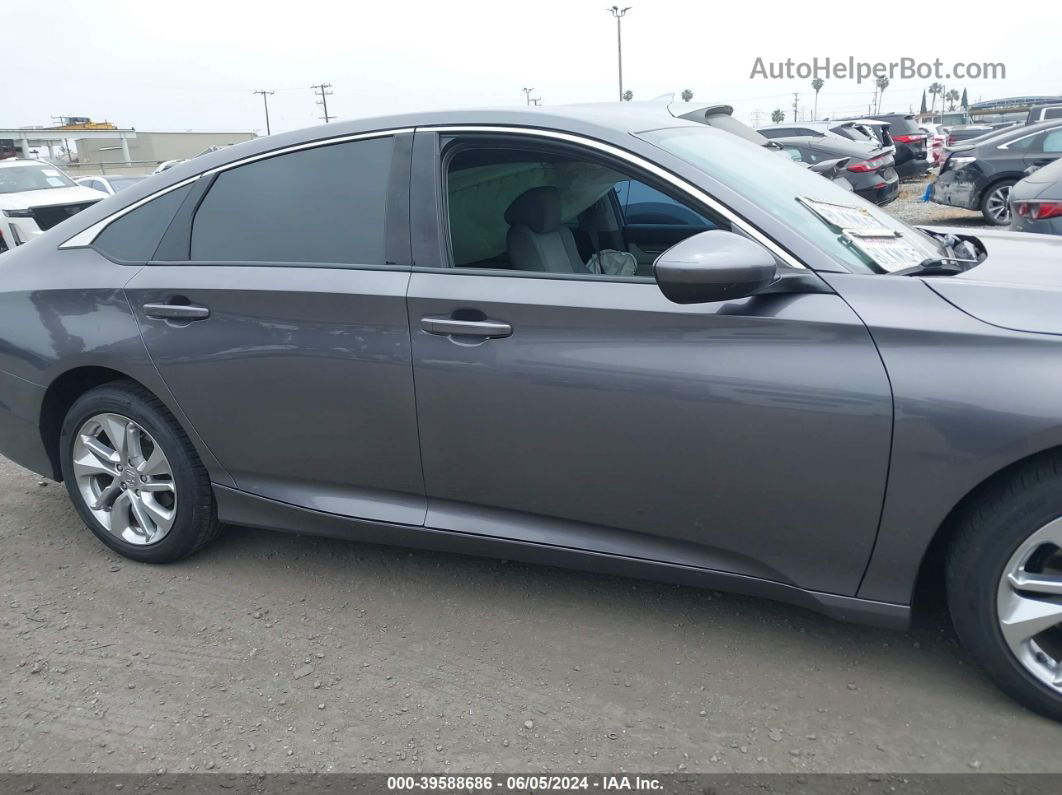 2019 Honda Accord Lx Gray vin: 1HGCV1F13KA019788