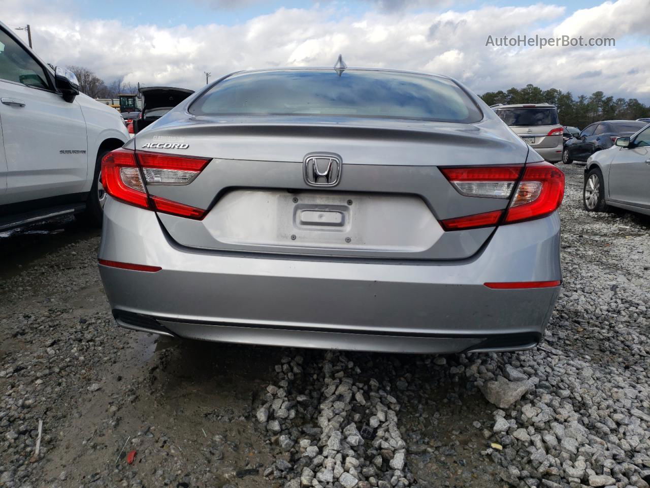 2019 Honda Accord Lx Серебряный vin: 1HGCV1F13KA060535