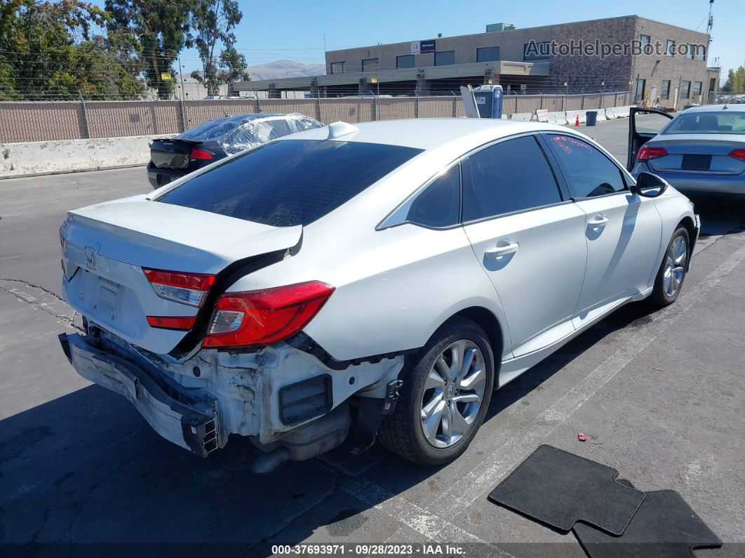 2019 Honda Accord Lx White vin: 1HGCV1F13KA071891