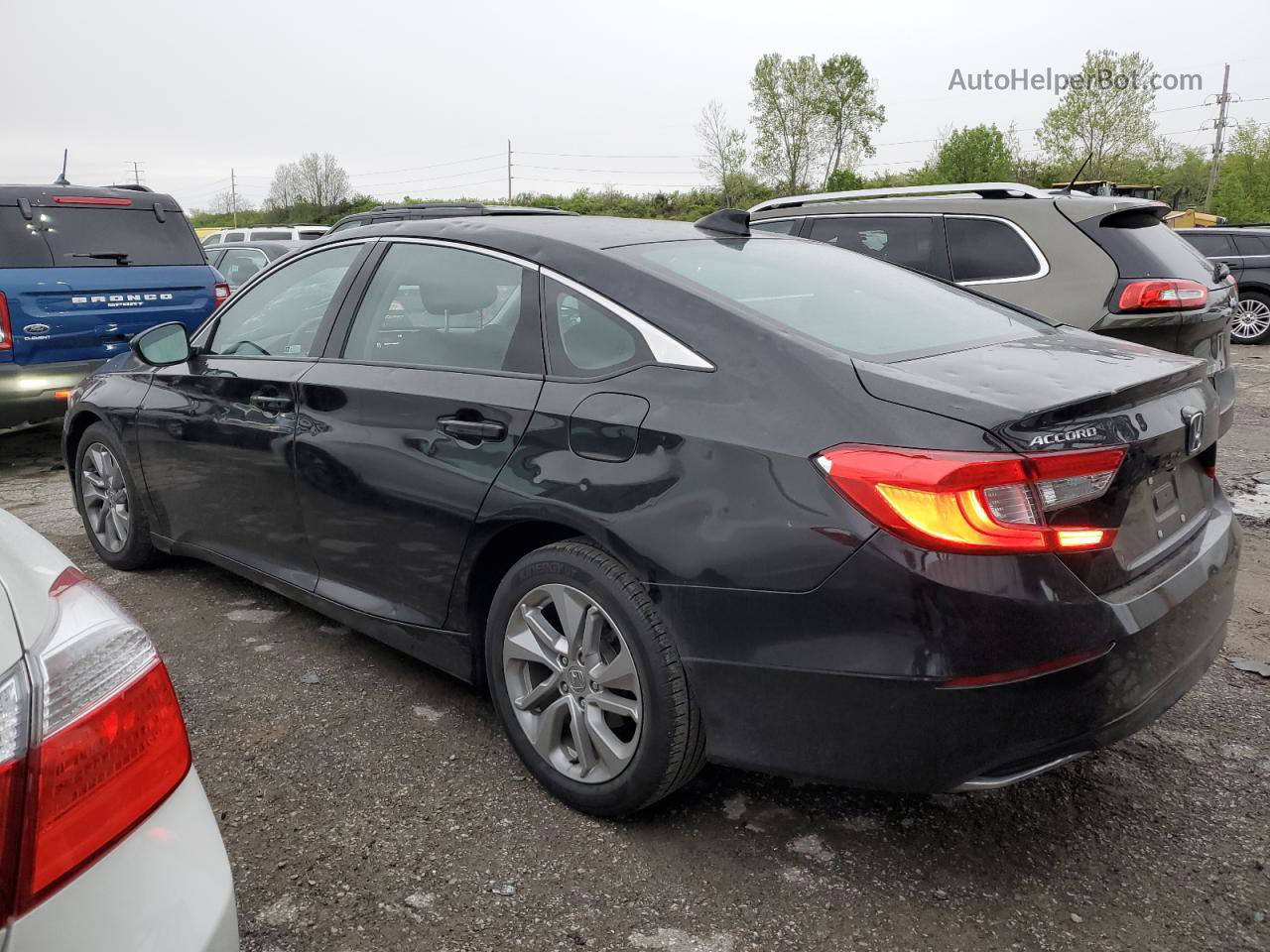 2019 Honda Accord Lx Черный vin: 1HGCV1F13KA105781