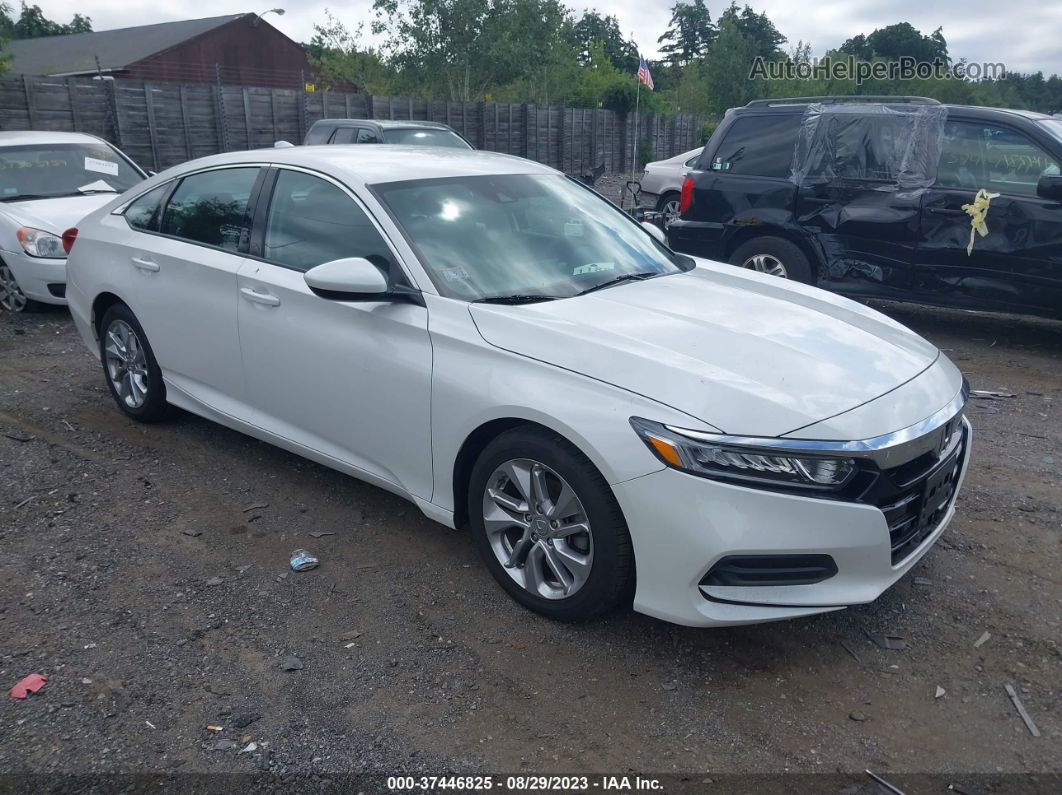 2019 Honda Accord Sedan Lx 1.5t White vin: 1HGCV1F13KA111466