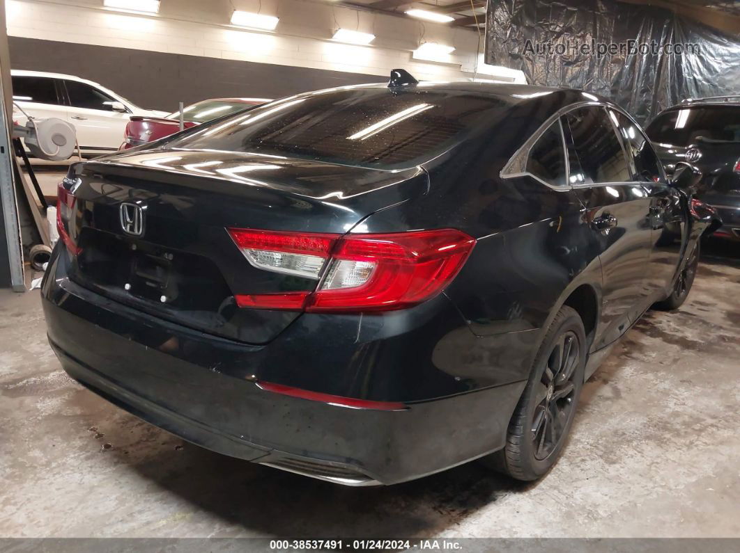 2019 Honda Accord Lx Black vin: 1HGCV1F13KA132429