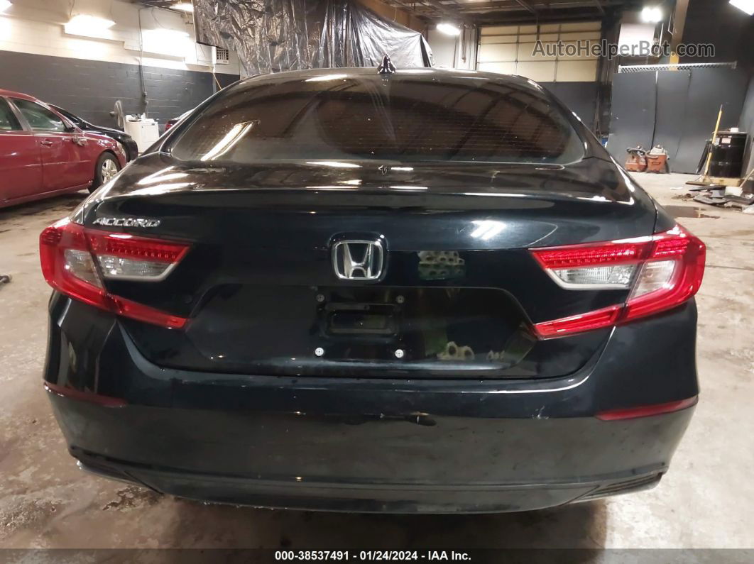 2019 Honda Accord Lx Black vin: 1HGCV1F13KA132429