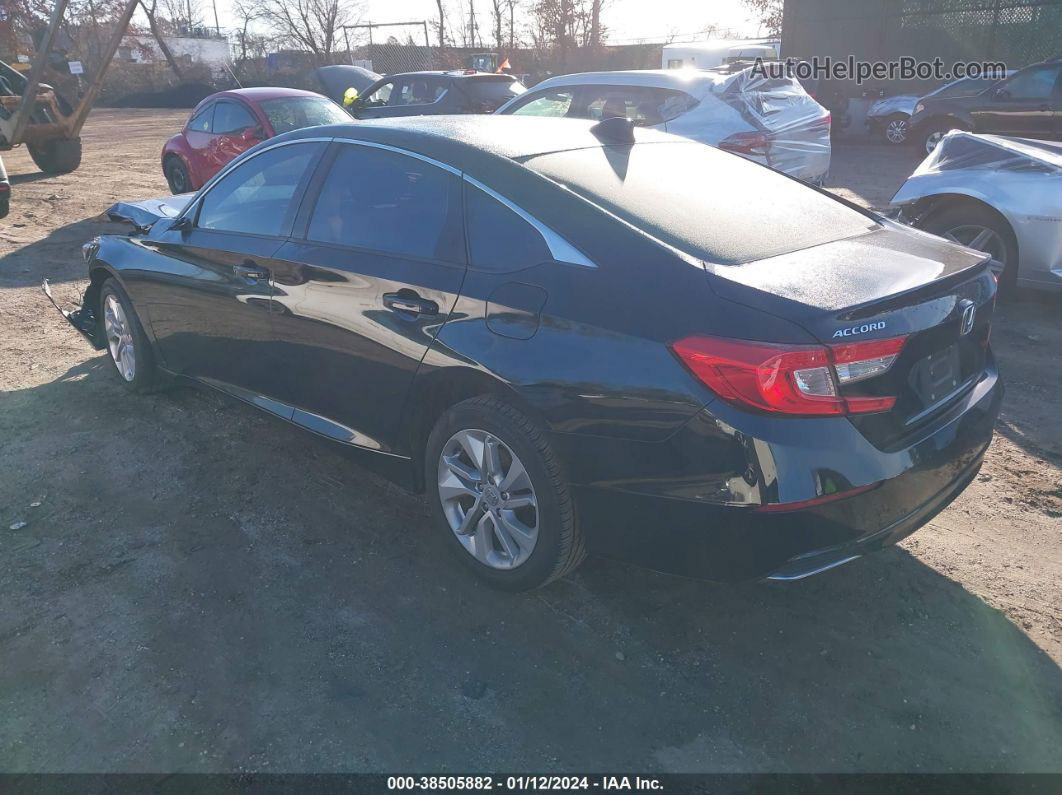 2019 Honda Accord Lx Black vin: 1HGCV1F13KA163695