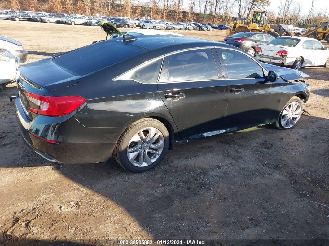 2019 Honda Accord Lx Black vin: 1HGCV1F13KA163695