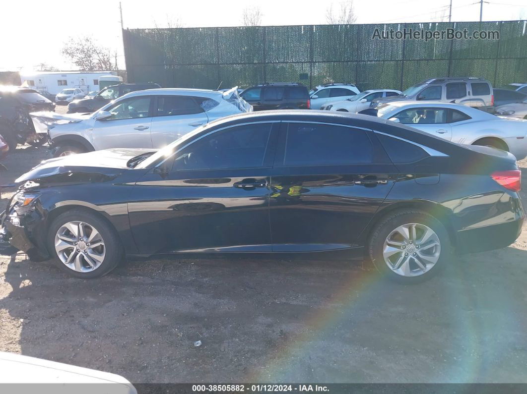 2019 Honda Accord Lx Black vin: 1HGCV1F13KA163695