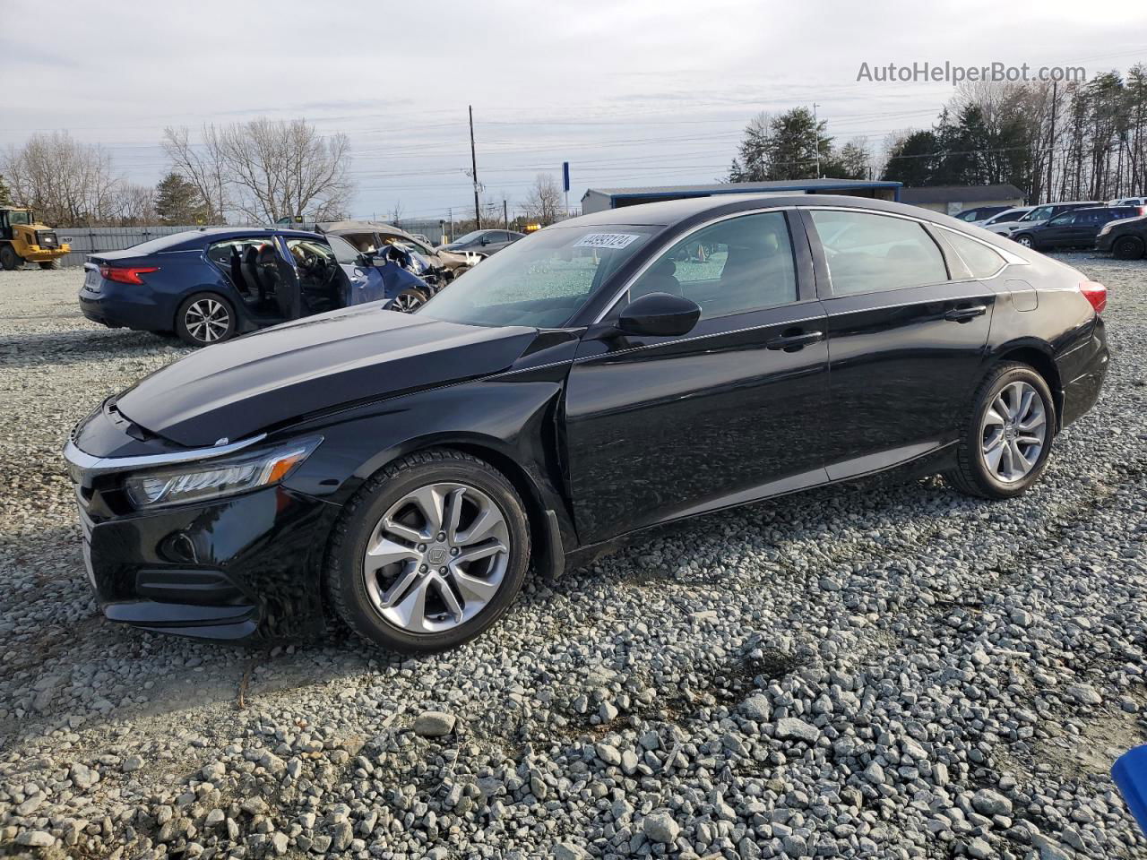 2020 Honda Accord Lx Black vin: 1HGCV1F13LA019002