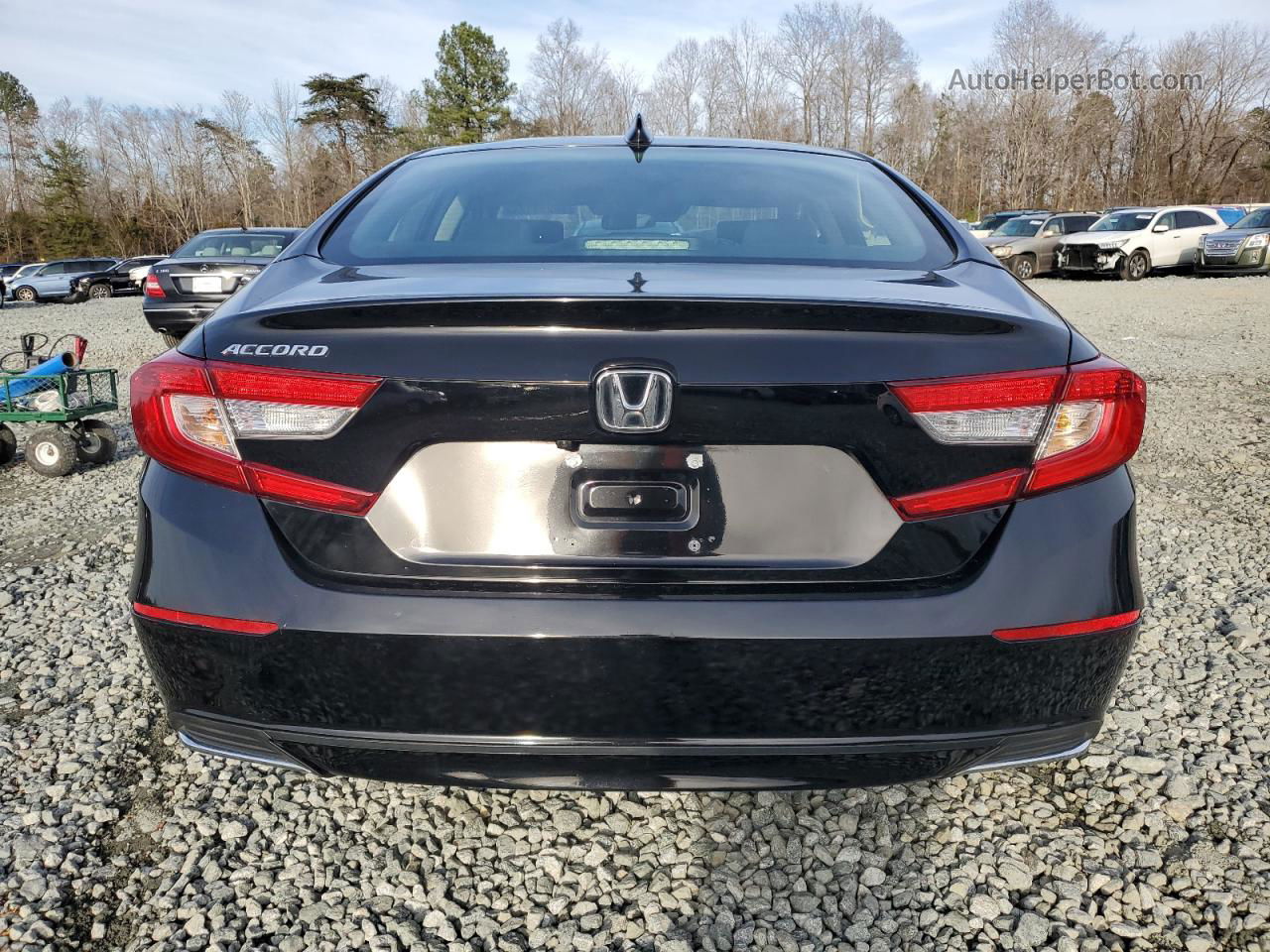 2020 Honda Accord Lx Black vin: 1HGCV1F13LA019002