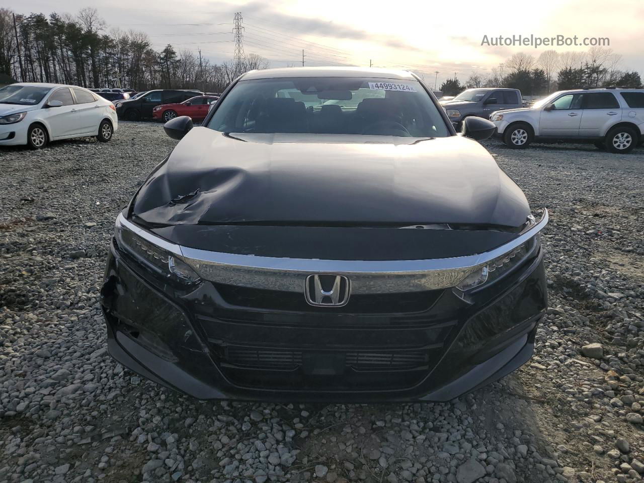 2020 Honda Accord Lx Black vin: 1HGCV1F13LA019002