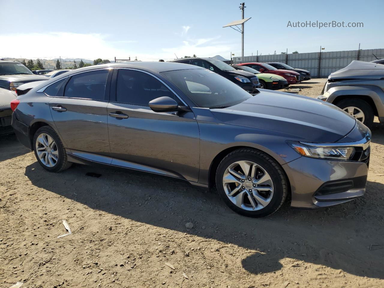 2020 Honda Accord Lx Charcoal vin: 1HGCV1F13LA099143