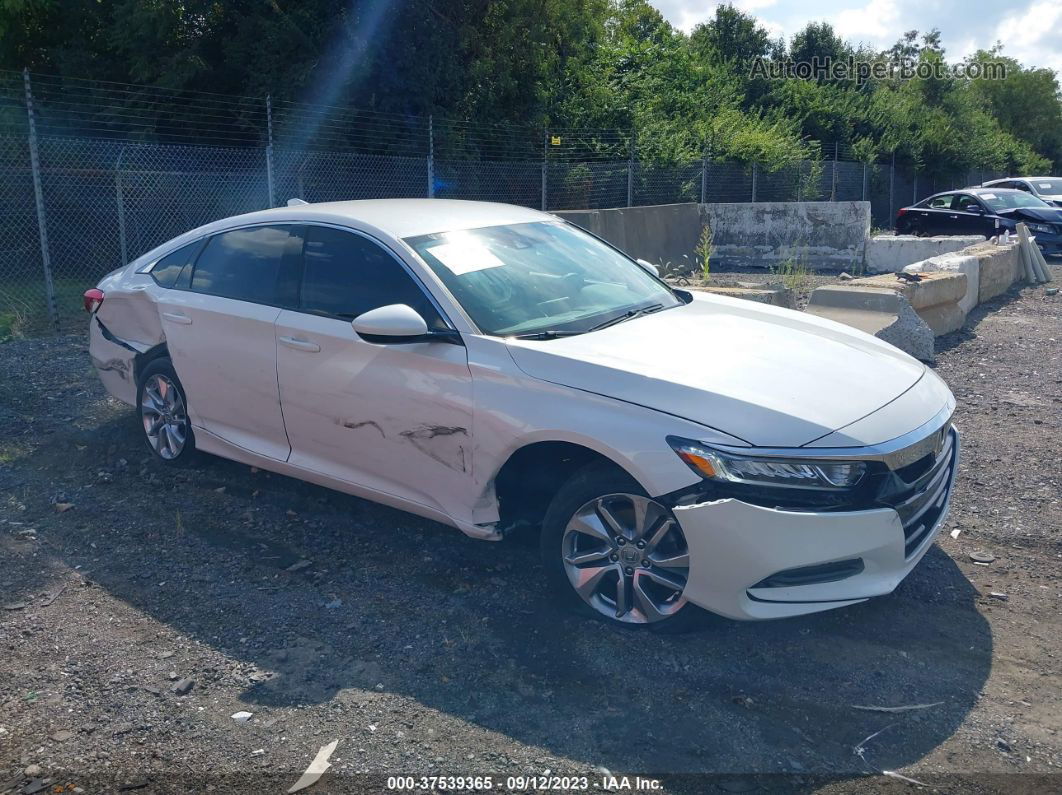 2020 Honda Accord Sedan Lx White vin: 1HGCV1F13LA141262