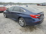 2018 Honda Accord Lx Blue vin: 1HGCV1F14JA061238