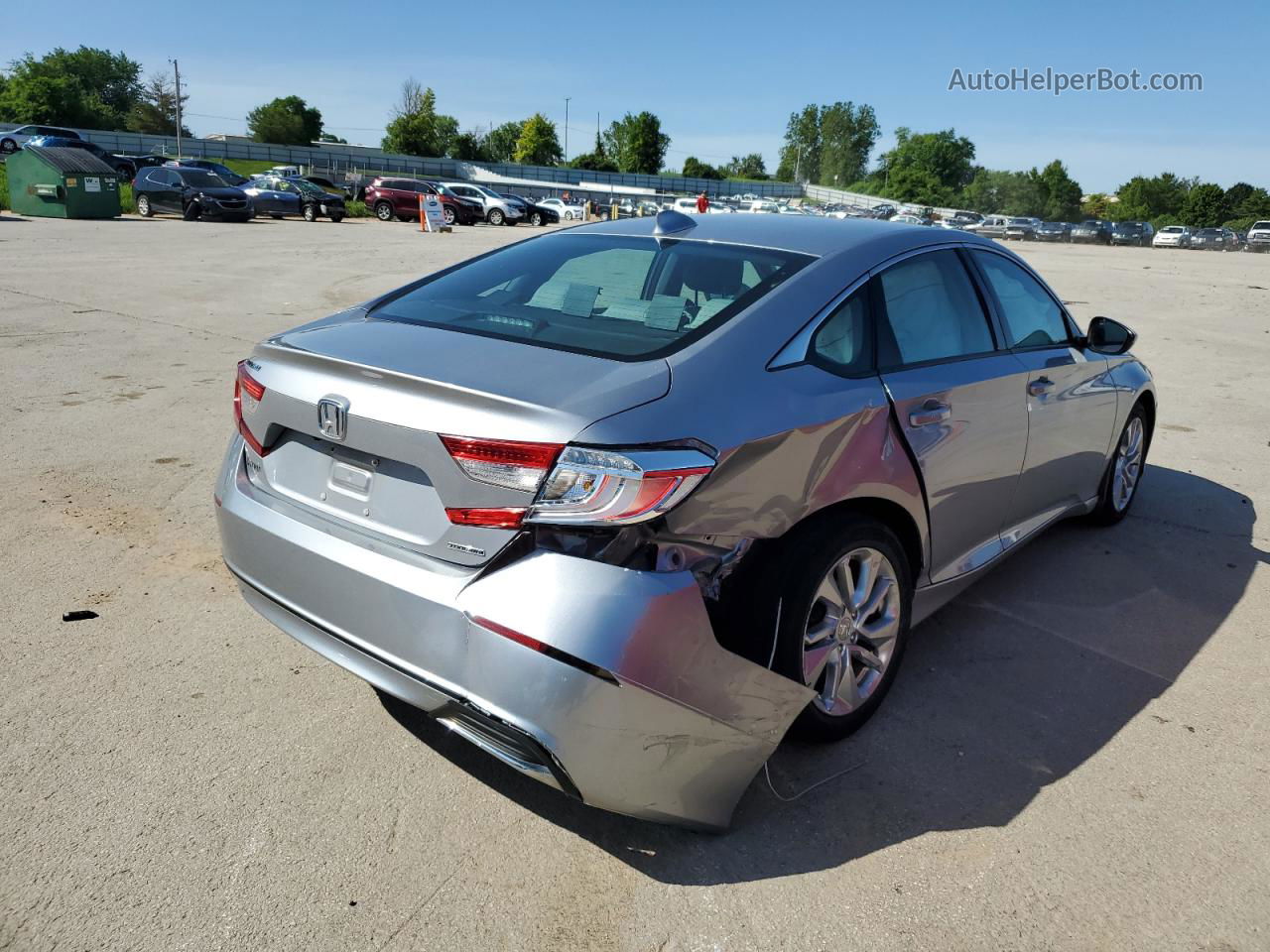 2018 Honda Accord Lx Gray vin: 1HGCV1F14JA095888