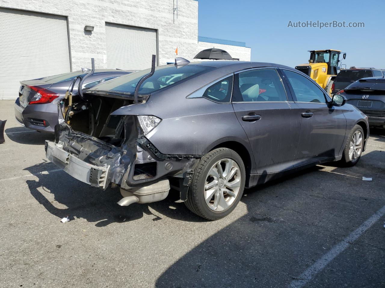 2018 Honda Accord Lx Charcoal vin: 1HGCV1F14JA112432