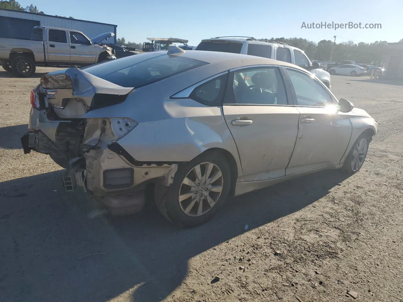 2018 Honda Accord Lx Tan vin: 1HGCV1F14JA118778