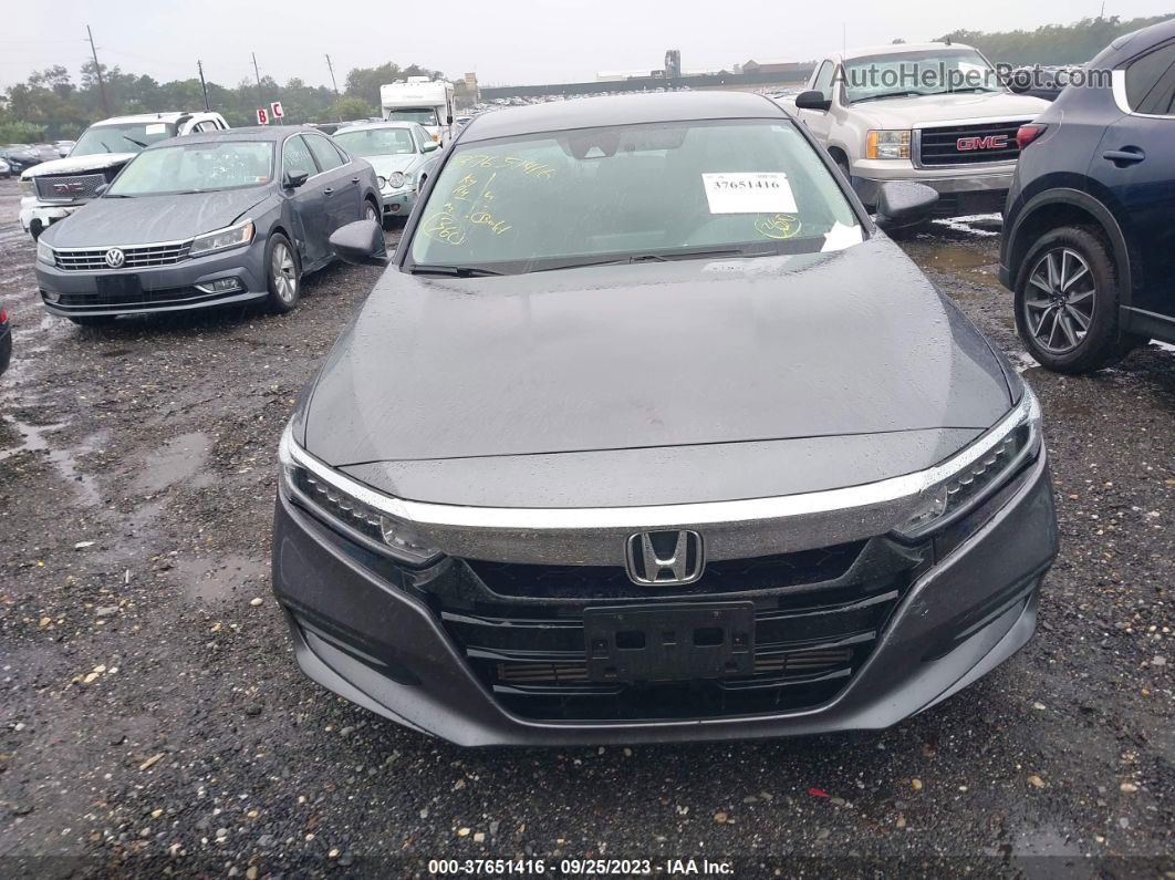 2018 Honda Accord Lx Gray vin: 1HGCV1F14JA206729