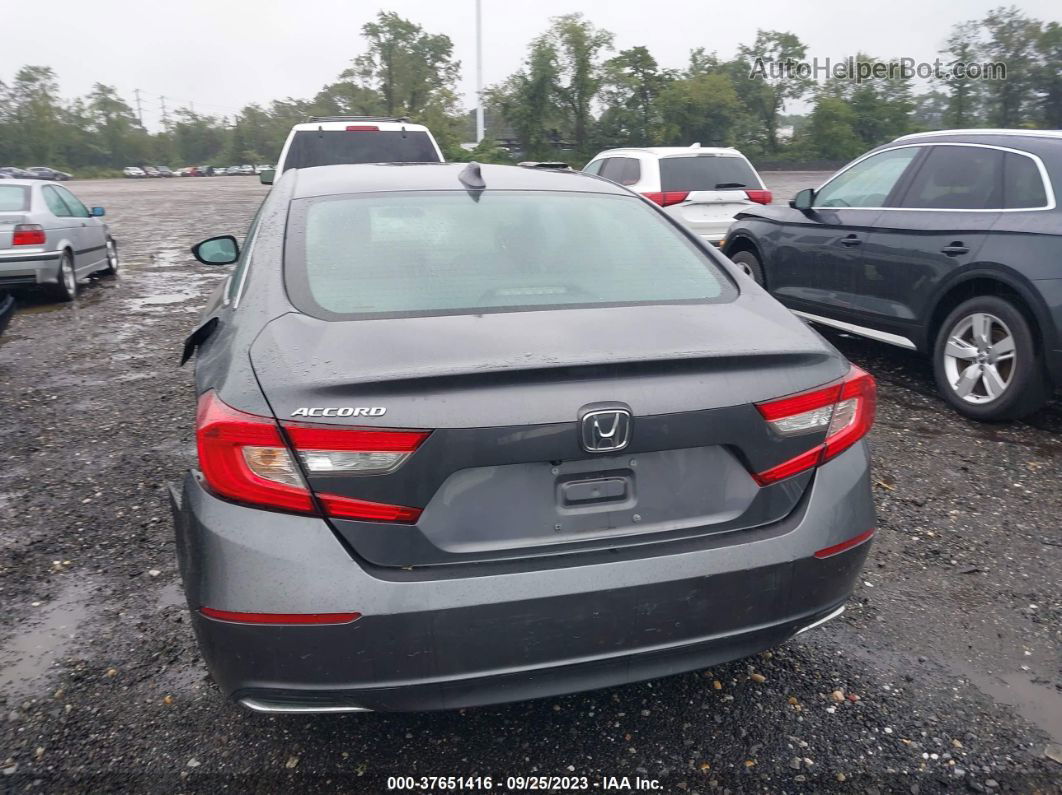 2018 Honda Accord Lx Gray vin: 1HGCV1F14JA206729