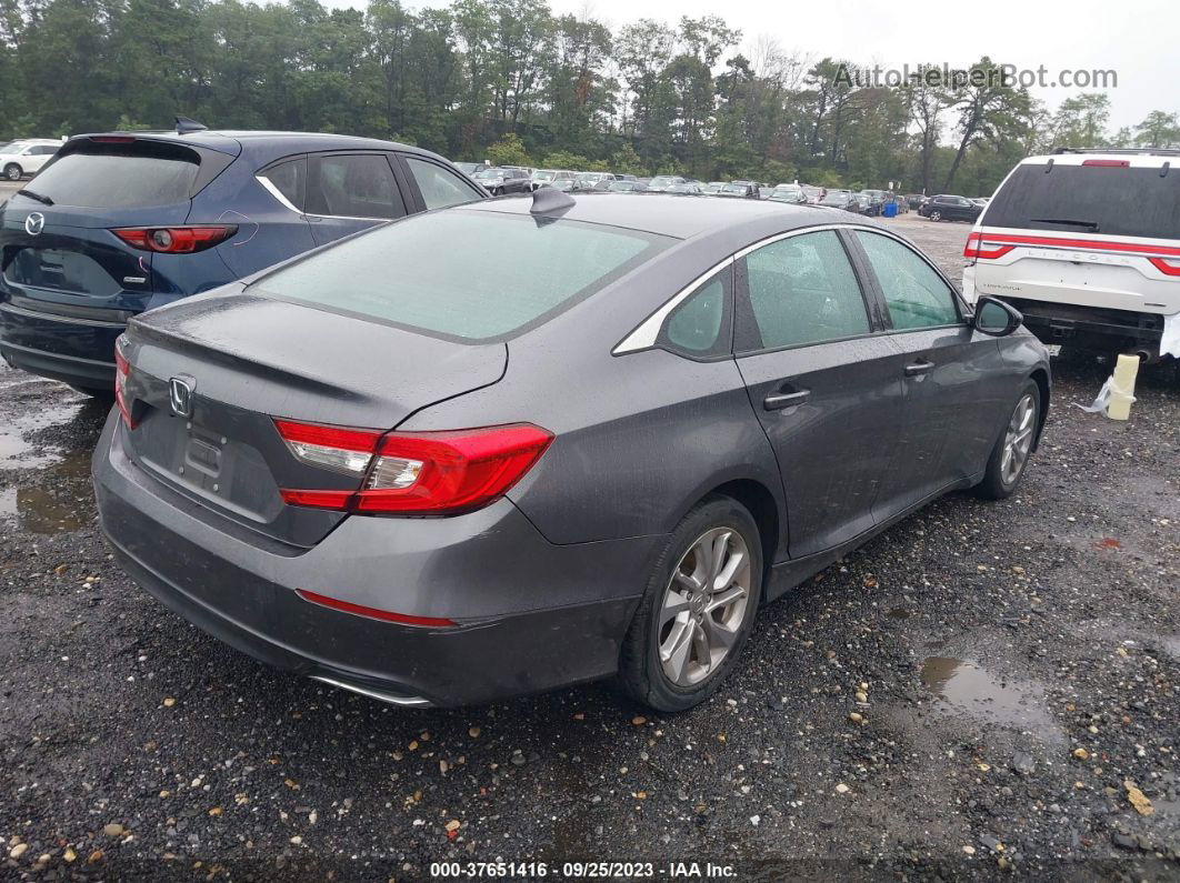 2018 Honda Accord Lx Gray vin: 1HGCV1F14JA206729