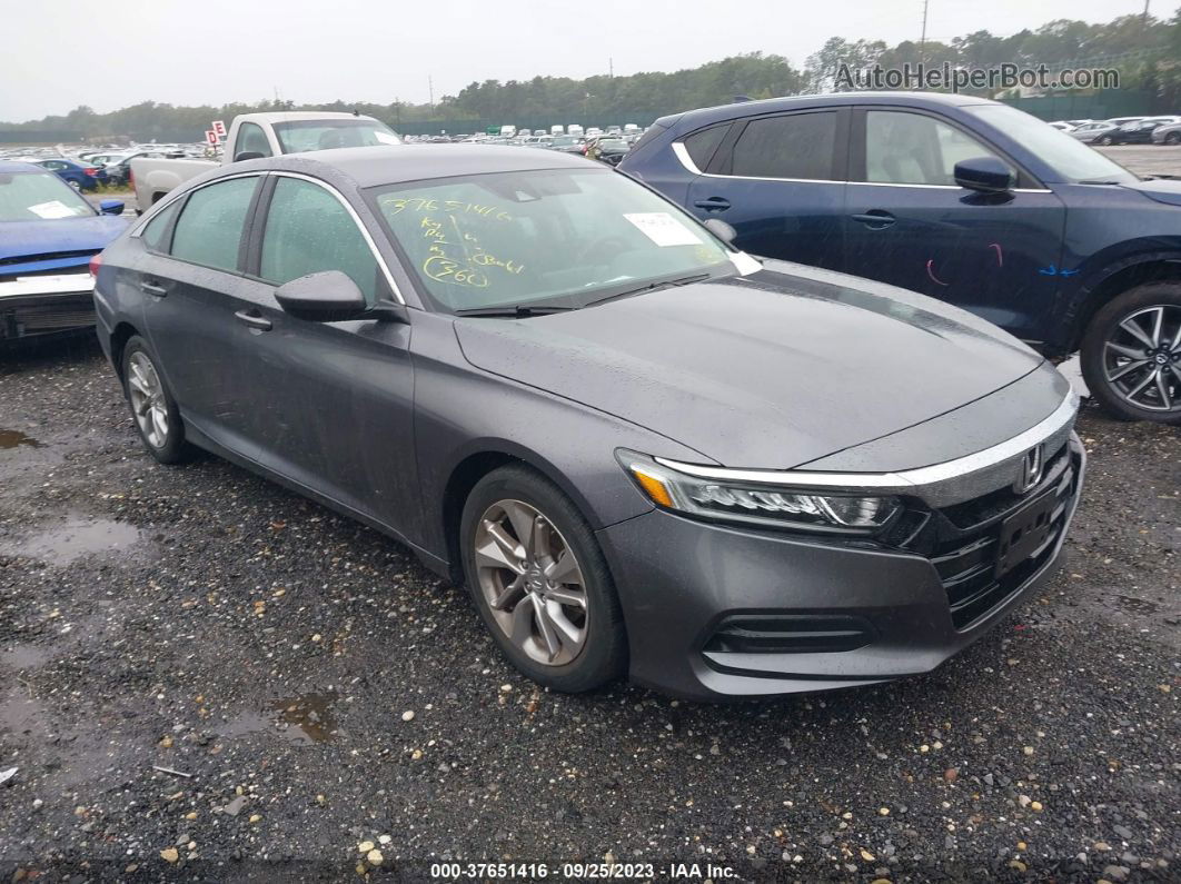 2018 Honda Accord Lx Gray vin: 1HGCV1F14JA206729